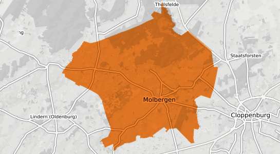 Mietspiegelkarte Molbergen