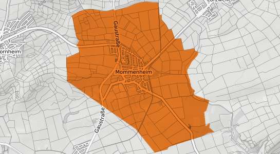 Mietspiegelkarte Mommenheim Rheinhessen