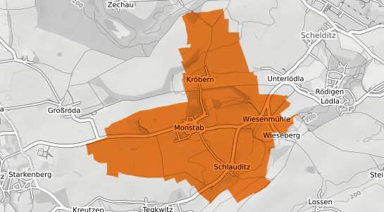Mietspiegelkarte Monstab
