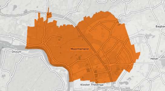Mietspiegelkarte Moormerland