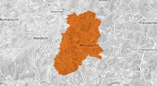 Mietspiegelkarte Morsbach Sieg