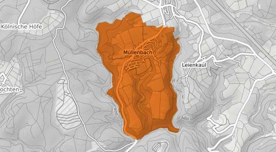 Mietspiegelkarte Muellenbach b. Adenau