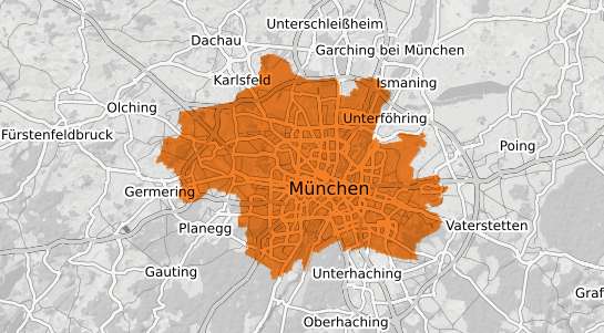 Mietspiegelkarte München