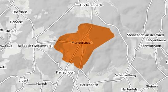 Mietspiegelkarte Muendersbach