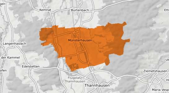 Mietspiegelkarte M&uuml;nsterhausen