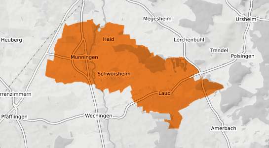 Mietspiegelkarte Munningen
