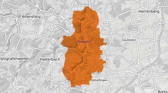 Mietspiegelkarte Nagold