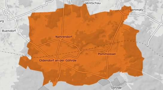 Mietspiegelkarte Nahrendorf