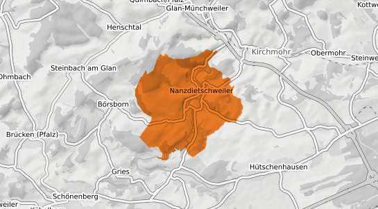 Mietspiegelkarte Nanzdietschweiler
