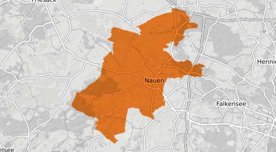 Mietspiegelkarte Nauen Havelland