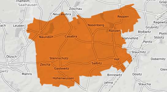 Mietspiegelkarte Naundorf b. Bischofswerda