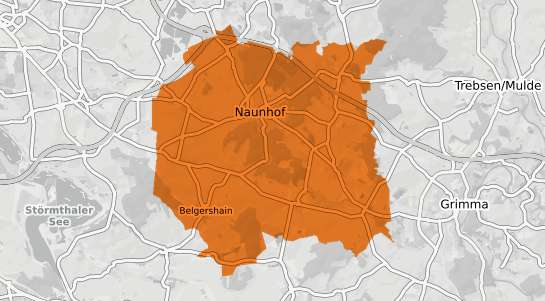 Mietspiegelkarte Naunhof b. Grimma