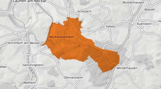 Mietspiegelkarte Neckarwestheim