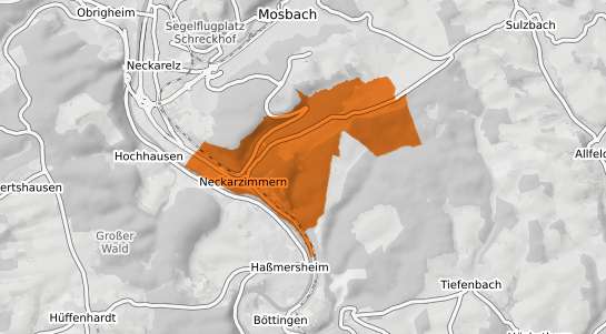 Mietspiegelkarte Neckarzimmern