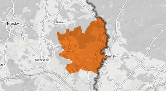 Mietspiegelkarte Neisseaue