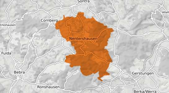 Mietspiegelkarte Nentershausen Hessen