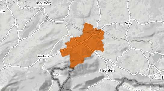 Mietspiegelkarte Nesselwang