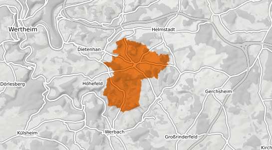 Mietspiegelkarte Neubrunn b. Meiningen