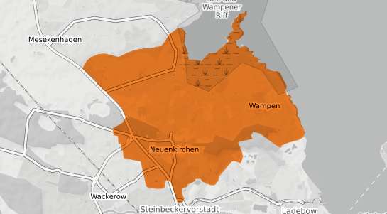 Mietspiegelkarte Neuenkirchen Ruegen