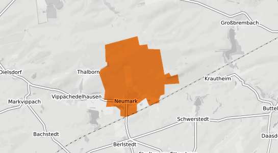 Mietspiegelkarte Neumark b. Weimar, Thueringen