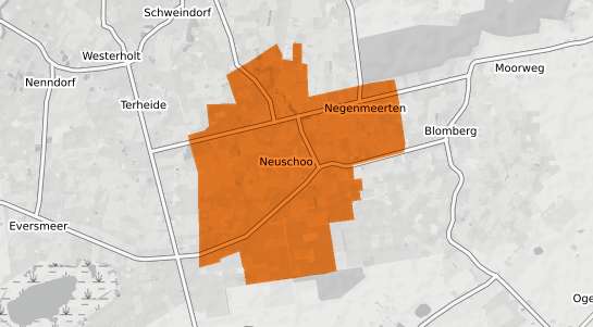 Mietspiegelkarte Neuschoo