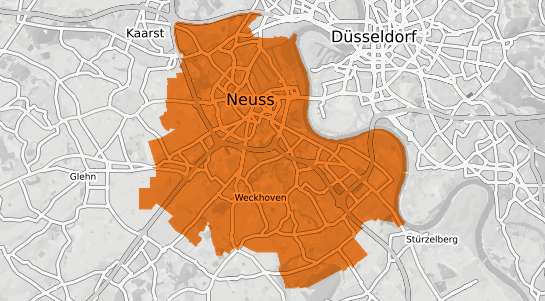 Mietspiegelkarte Neuss