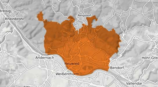 Mietspiegelkarte Neuwied