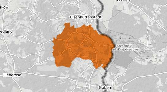 Mietspiegelkarte Neuzelle