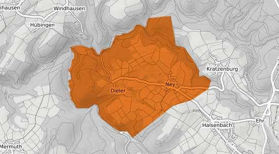Mietspiegelkarte Ney (Hunsr&uuml;ck)