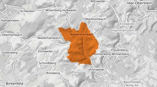 Mietspiegelkarte Niederbrombach
