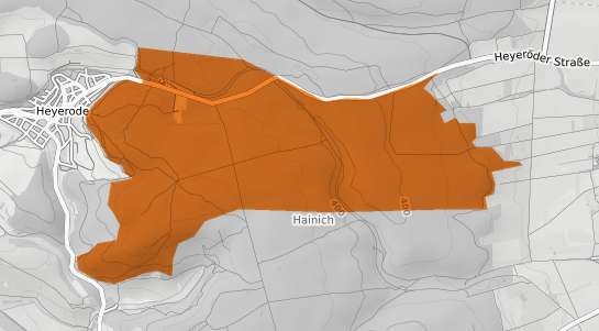 Mietspiegelkarte Niederdorla