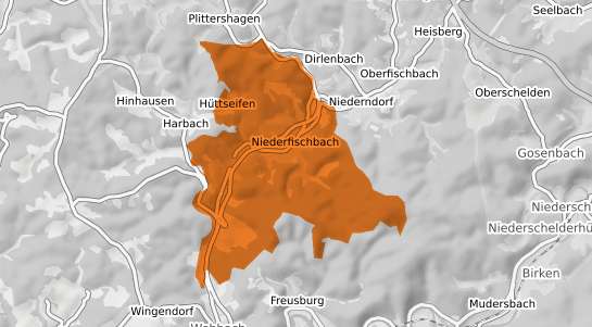 Mietspiegelkarte Niederfischbach