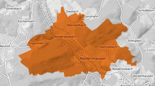 Mietspiegelkarte Niedernhausen Taunus