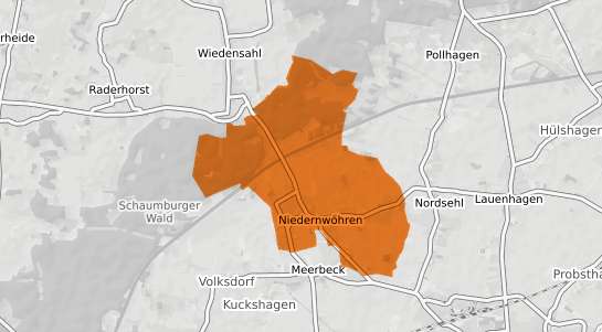 Mietspiegelkarte Niedernwoehren