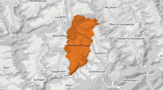 Mietspiegelkarte Niederoefflingen