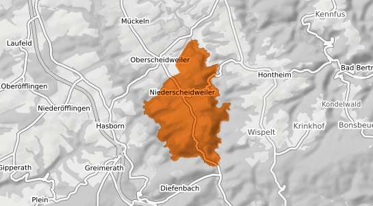 Mietspiegelkarte Niederscheidweiler