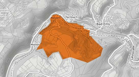 Mietspiegelkarte Nievern