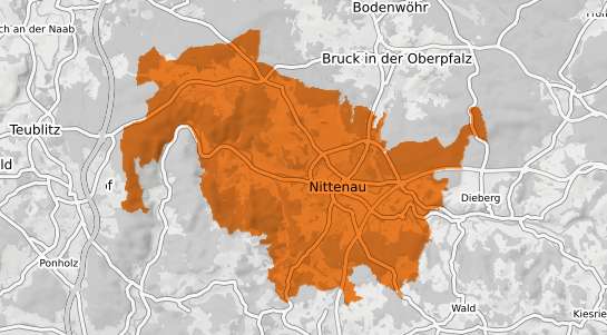 Mietspiegelkarte Nittenau