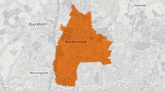 Mietspiegelkarte Norderstedt