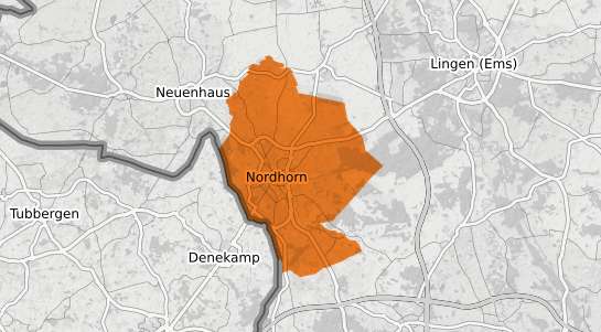 Mietspiegelkarte Nordhorn