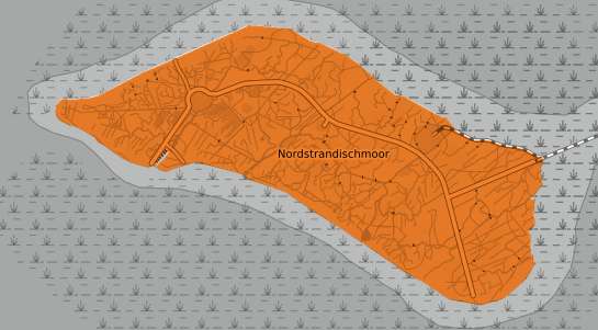Mietspiegelkarte Nordstrandischmoor