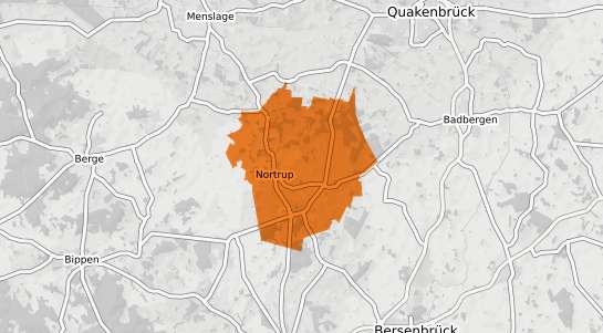 Mietspiegelkarte Nortrup