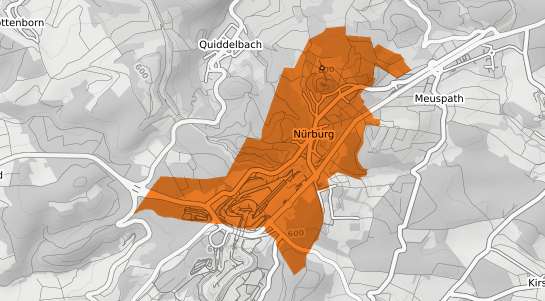 Mietspiegelkarte Nuerburg