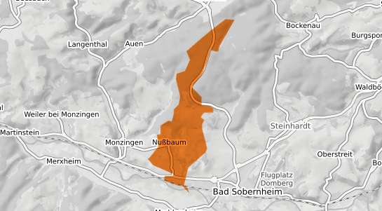 Mietspiegelkarte Nussbaum Kr. Bad Kreuznach