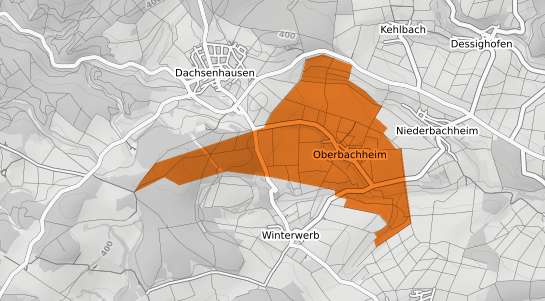 Mietspiegelkarte Oberbachheim