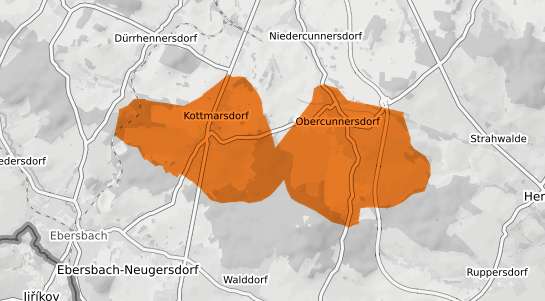 Mietspiegelkarte Obercunnersdorf b. Loebau