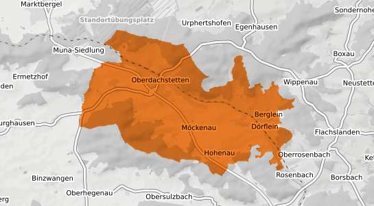 Mietspiegelkarte Oberdachstetten