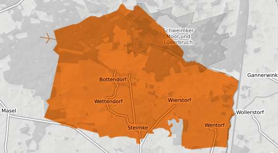 Mietspiegelkarte Obernholz