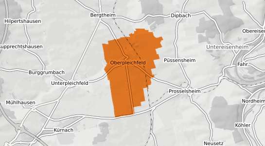 Mietspiegelkarte Oberpleichfeld
