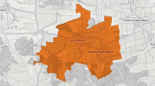 Mietspiegelkarte Oberschweinbach